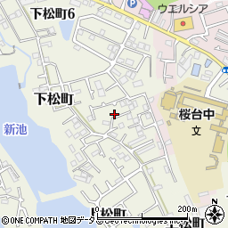 大阪府岸和田市下松町1216-8周辺の地図