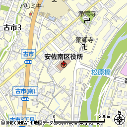 広島市安佐南区役所 食堂周辺の地図