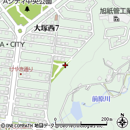 Aシティ第二公園周辺の地図