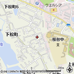 大阪府岸和田市下松町1210周辺の地図