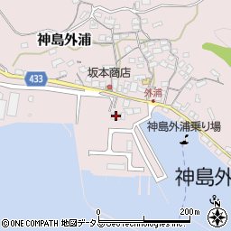 笠岡市漁協周辺の地図