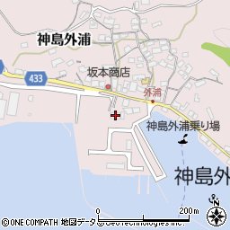 笠岡市漁協周辺の地図