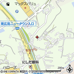 広島県東広島市高屋町杵原3141周辺の地図