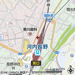 餃子の王将 河内長野店周辺の地図