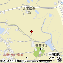 大阪府和泉市三林町578周辺の地図