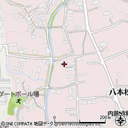 広島県東広島市八本松町米満698周辺の地図