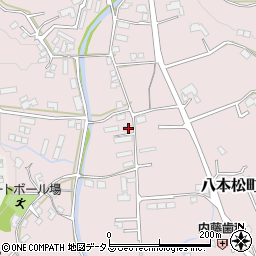 広島県東広島市八本松町米満699周辺の地図
