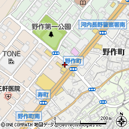 ゲオ河内長野店周辺の地図