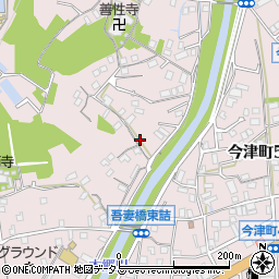 広島県福山市今津町1461-2周辺の地図