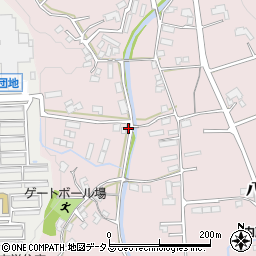 広島県東広島市八本松町米満183周辺の地図