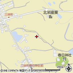 大阪府和泉市三林町1383-57周辺の地図