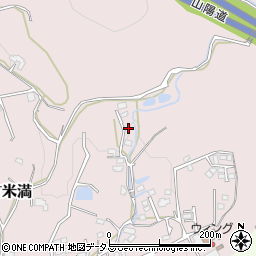 広島県東広島市八本松町米満1132周辺の地図