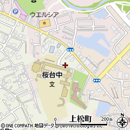 大阪府岸和田市下松町1268-1周辺の地図