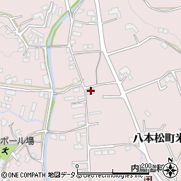 広島県東広島市八本松町米満703周辺の地図