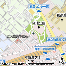 生長の家和泉道場周辺の地図