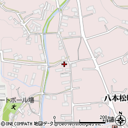 広島県東広島市八本松町米満713周辺の地図