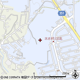 広島県東広島市高屋町白市822周辺の地図