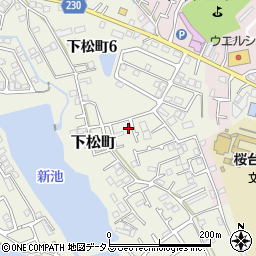 大阪府岸和田市下松町1174-13周辺の地図