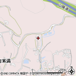 広島県東広島市八本松町米満1133周辺の地図