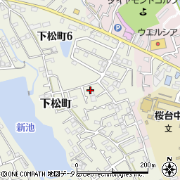 大阪府岸和田市下松町1199-4周辺の地図
