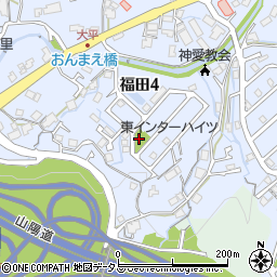 福田第三公園周辺の地図
