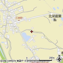 大阪府和泉市三林町619-1周辺の地図