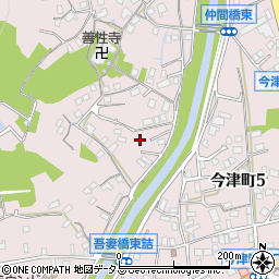 広島県福山市今津町1454周辺の地図