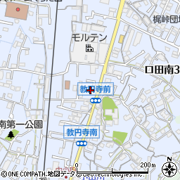 江波日石株式会社　Ｌｅｔｓ口田南周辺の地図