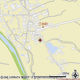 大阪府和泉市三林町413-8周辺の地図