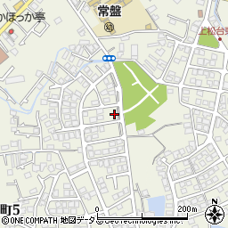上松台第2公園周辺の地図