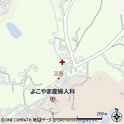 広島県東広島市高屋町杵原1487-1周辺の地図