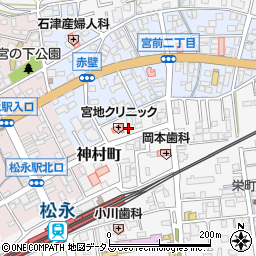 松永エル薬局周辺の地図