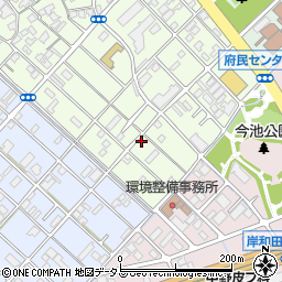 大阪府岸和田市上町45-1周辺の地図