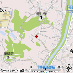 広島県福山市今津町1484-1周辺の地図