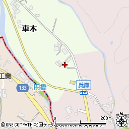 奈良県高市郡高取町車木355-1周辺の地図