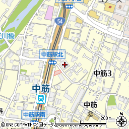 ＪＡ広島市中筋周辺の地図