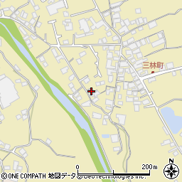 大阪府和泉市三林町1025-1周辺の地図