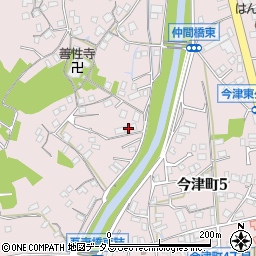 広島県福山市今津町1455-3周辺の地図