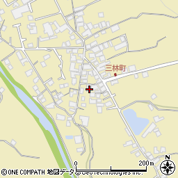 大阪府和泉市三林町400-1周辺の地図