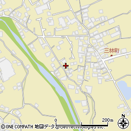 大阪府和泉市三林町1025-2周辺の地図