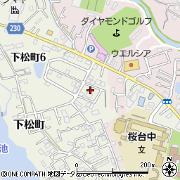 大阪府岸和田市下松町1156周辺の地図