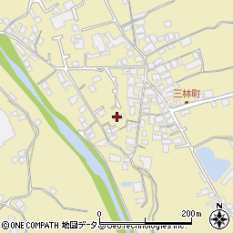 大阪府和泉市三林町1023-5周辺の地図