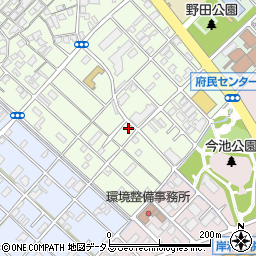 大阪府岸和田市上町41-7周辺の地図