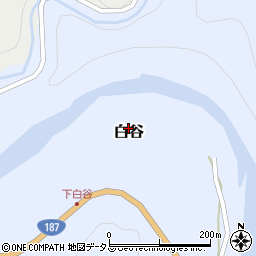 島根県吉賀町（鹿足郡）白谷周辺の地図