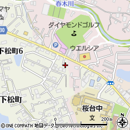 大阪府岸和田市下松町1186周辺の地図