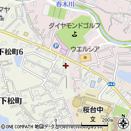 大阪府岸和田市下松町1162-7周辺の地図