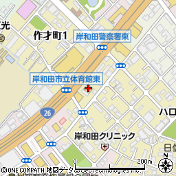 カメラのキタムラ岸和田店周辺の地図