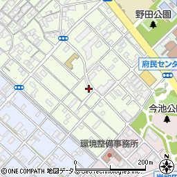 大阪府岸和田市上町41-4周辺の地図