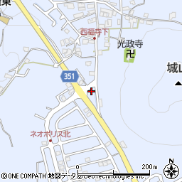 広島県東広島市高屋町白市779周辺の地図