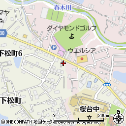 大阪府岸和田市下松町1162周辺の地図